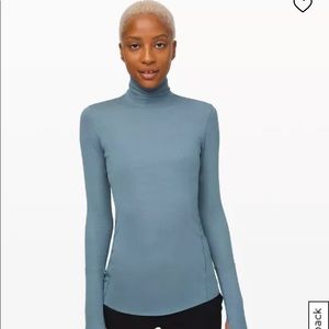 LULULEMON Full Day Ahead BLACK Turtleneck